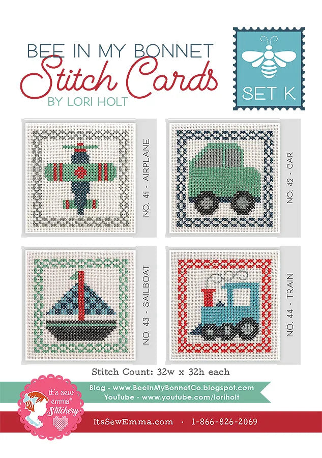 Stitch Cards Set K