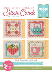 Bee in My Bonnet Stitch Cards Set M