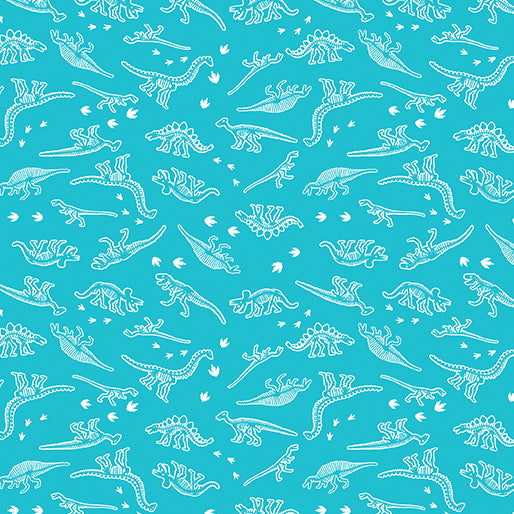 Glow O Saurus Dino Skeletons Turquoise