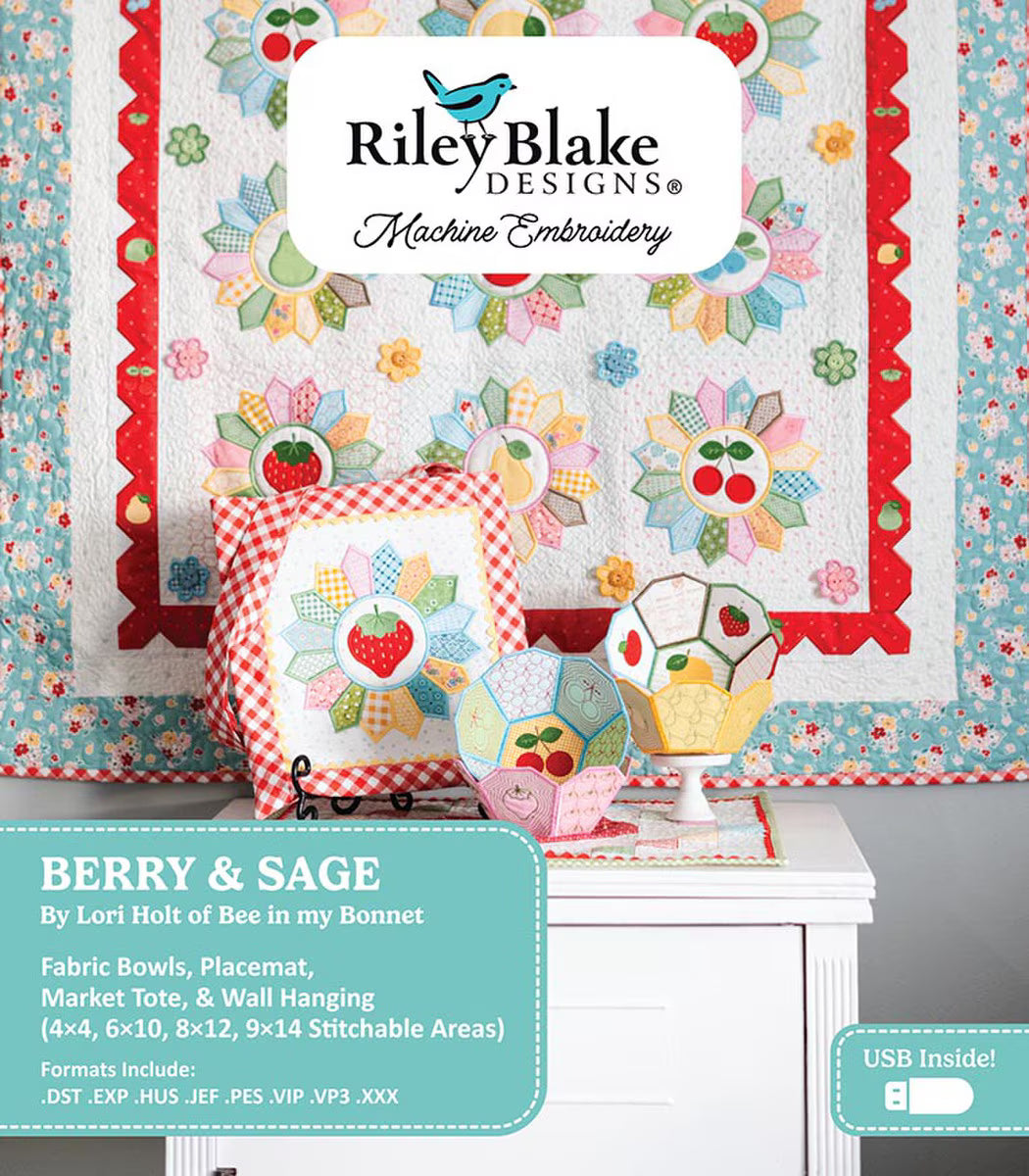 Berry & Sage Projects Machine Embroidery