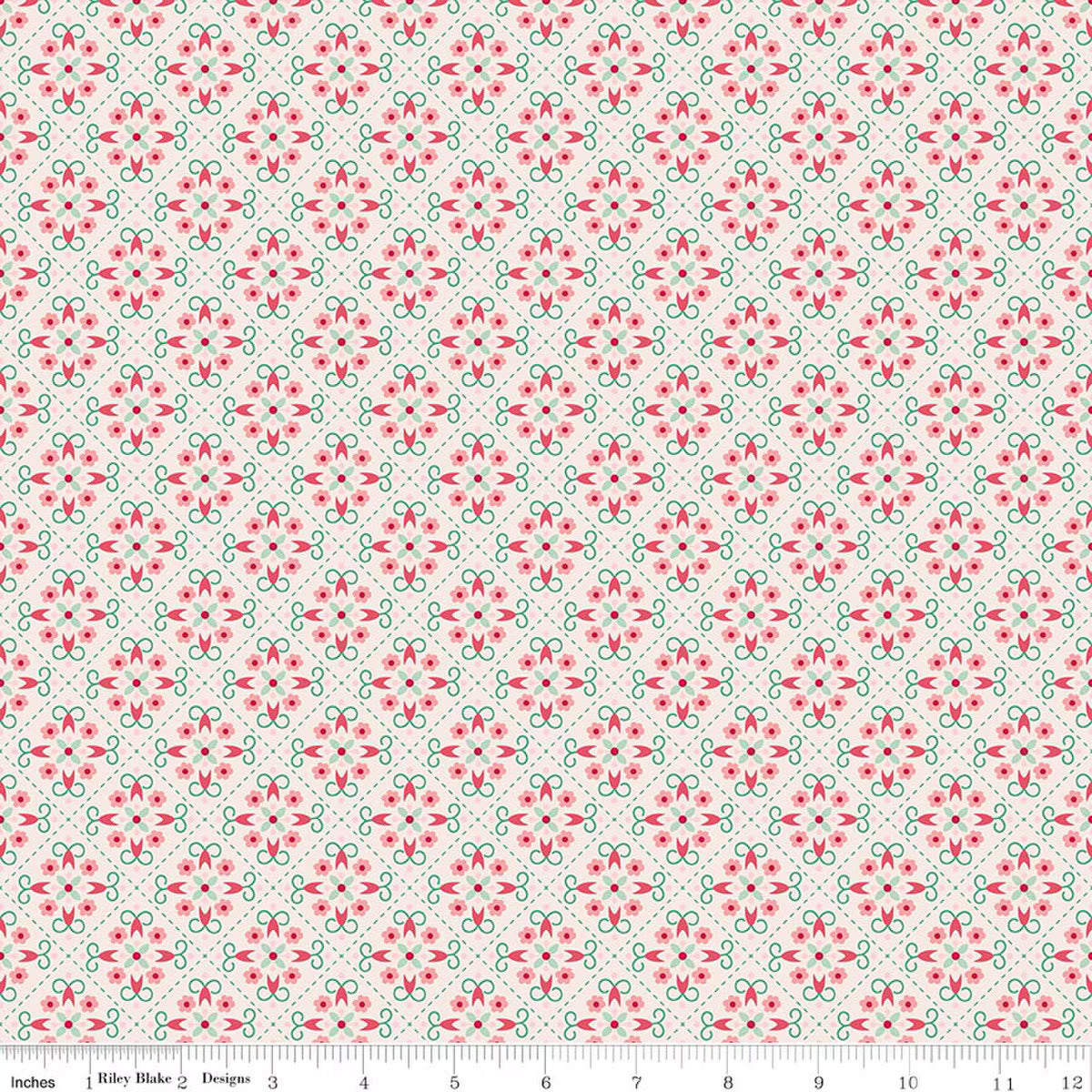 Berry & Sage Wallpaper Latte