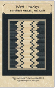 Bird Tracks Blackbird's Nest Jelly Roll Quilt