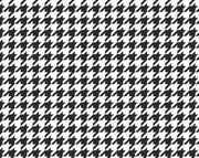 FQ Black/ White Tonal Houndstooth