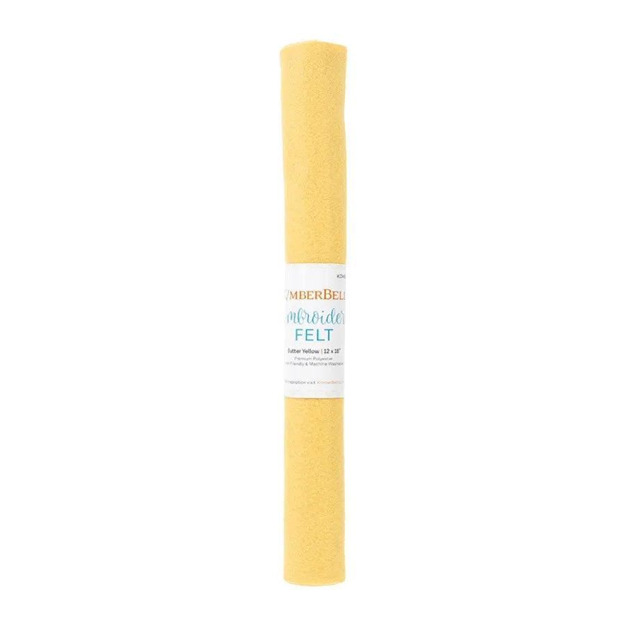 Kimberbell Butter Yellow Embroidery Felt