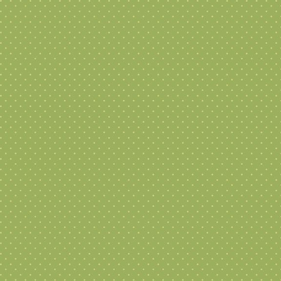 Buttercup & Blues Dots Green