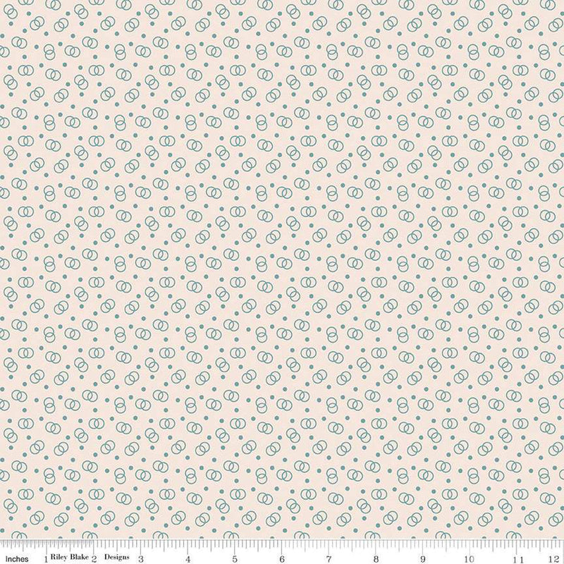 FQ Bee Dots Lucille Raindrop C14181