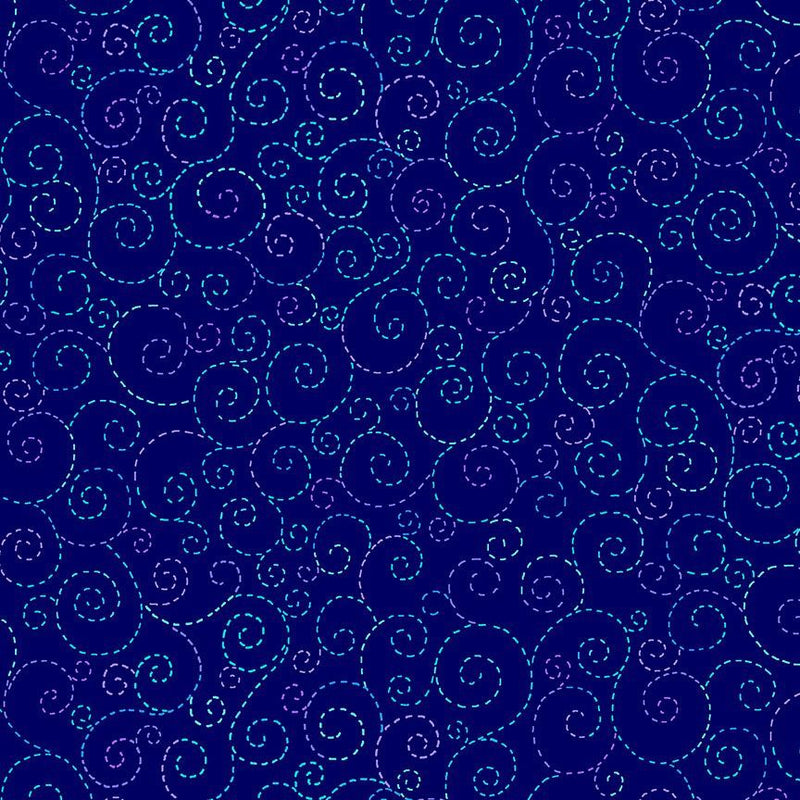 Indigo Garden Extra Wide Backing