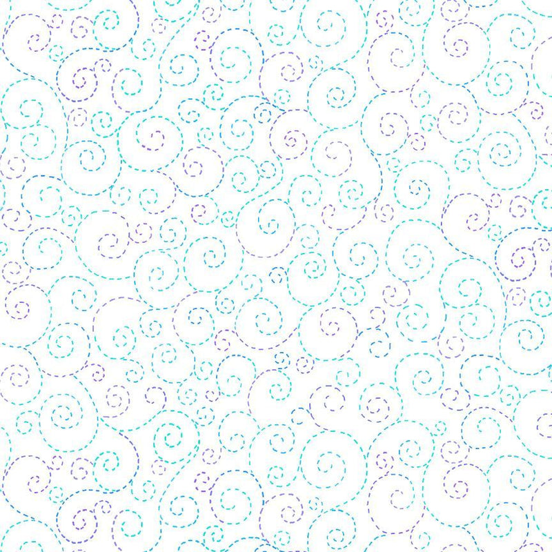 Indigo Garden Extra Wide Backing