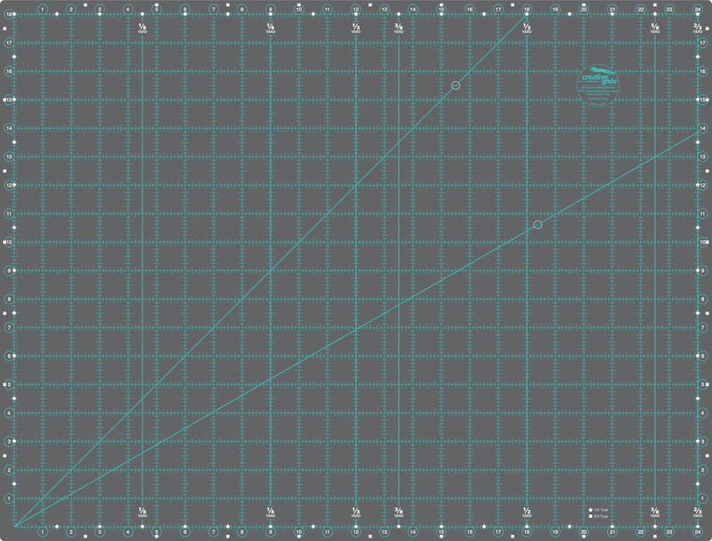 Creative Grids Self-Healing Double Sided Rotary Cutting Mat 18x24