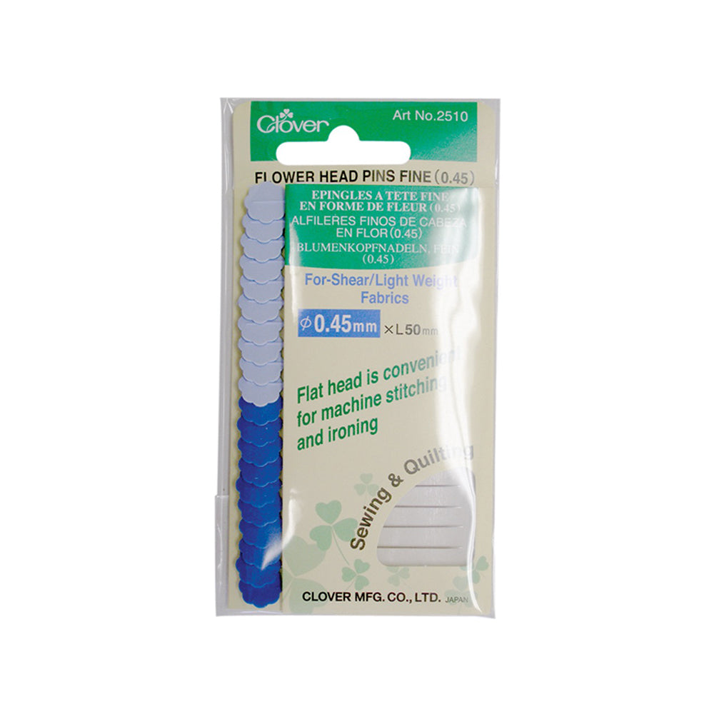 CLOVER 2510 Flower Head Pins Fine (50mm)