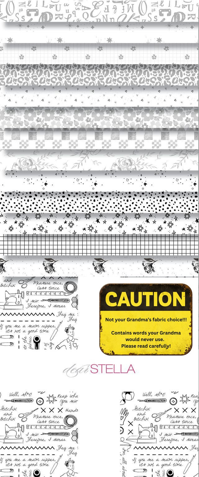 Dear Stella Quiet Riot 10 Inch Square