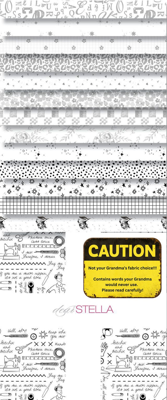 Dear Stella Quiet Riot 10 Inch Square