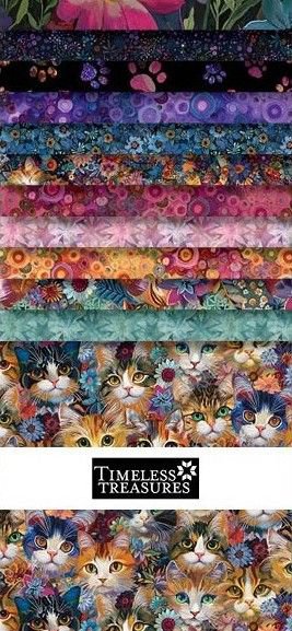 Calico Cat 10" Squares (42pcs)