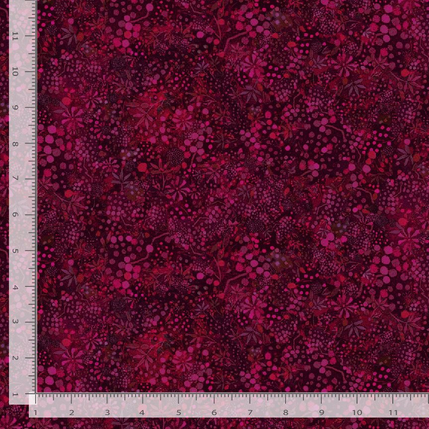 Calico Cat Dotted Wildflowers Wine