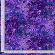 Calico Cat Painted Circle Geo Lavender