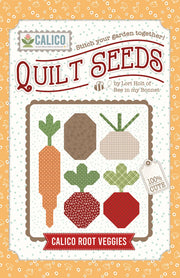 Calico Root Veggies Quilt Seeds Patterns