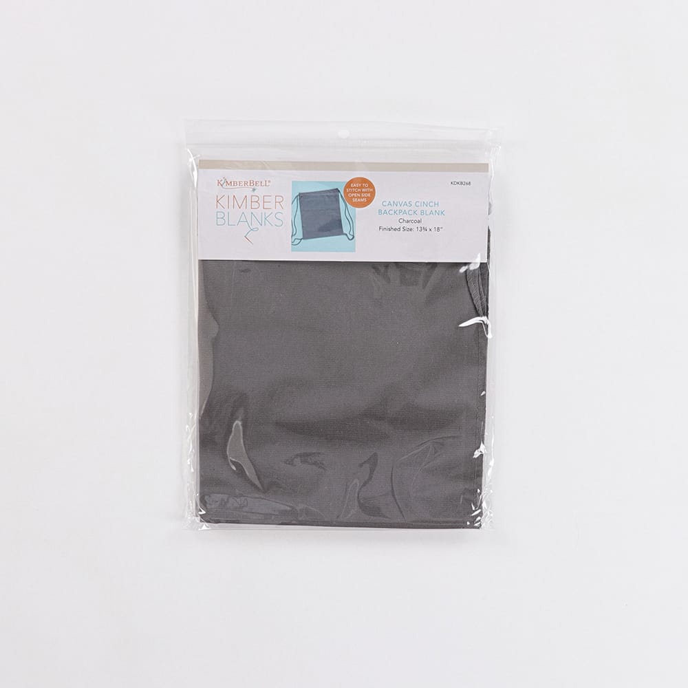 Canvas Cinch Bag Charcoal