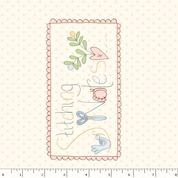 24" Canvas Journal Cover Panel Cream