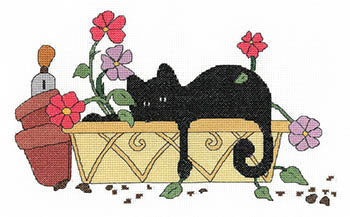 Catnap In The Garden