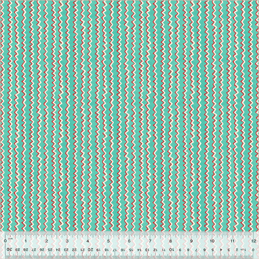 A Very Terry Christmas Chevron Stripe Turquoise