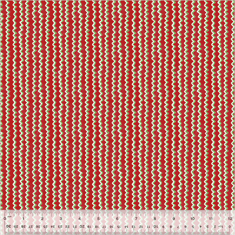 A Very Terry Christmas Chevron Stripe Red - 54109-7