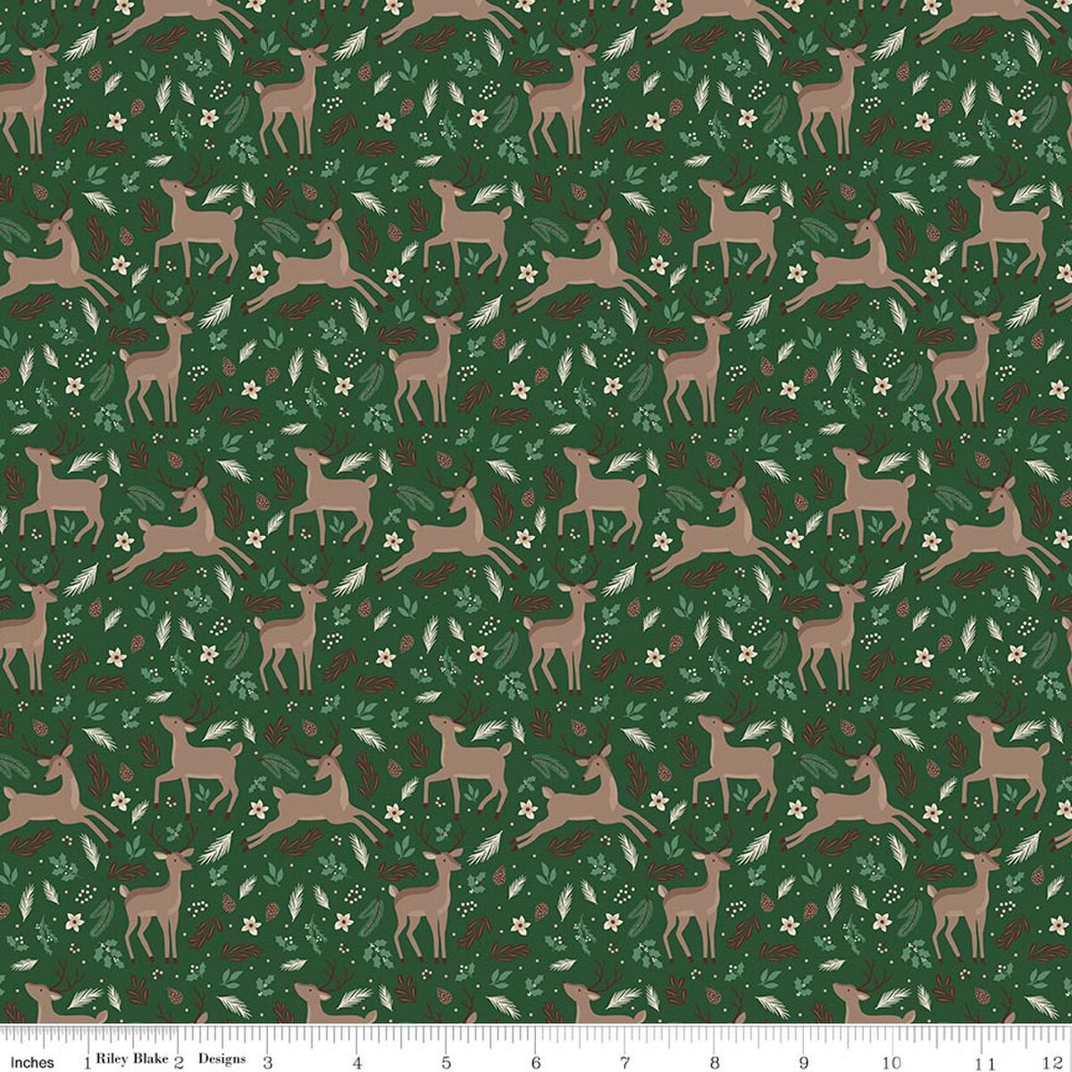 Christmas Time Deer Forest