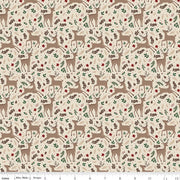 Christmas Time Deer Linen