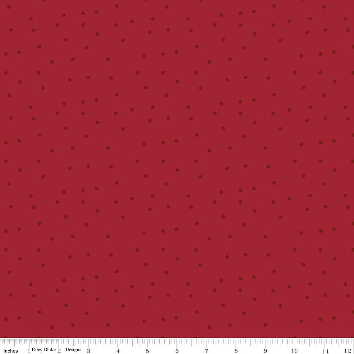 Christmas Time Dots Red