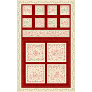 Christmastime Panel Red/Green (27")
