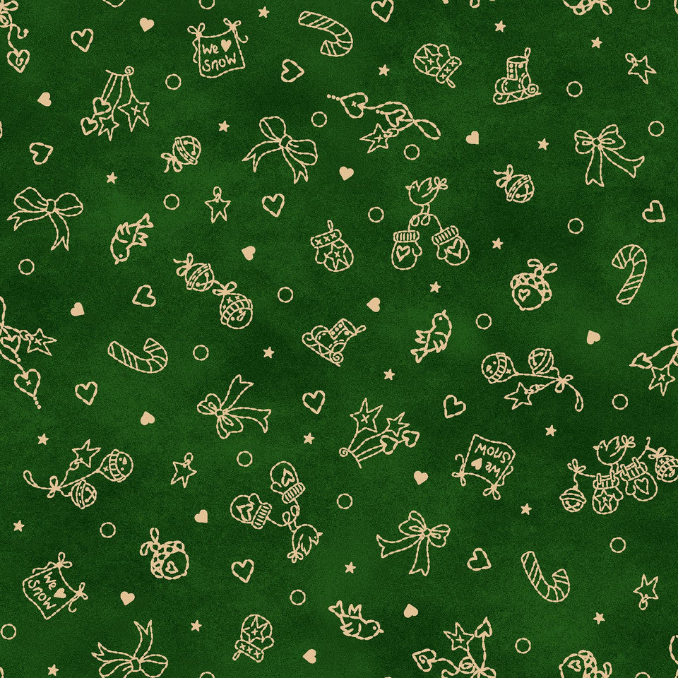 Christmastime Tree Stocking Stuffers Green