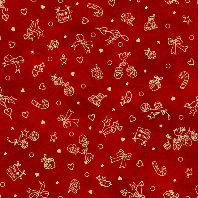 Christmastime Tree Stocking Stuffers Red