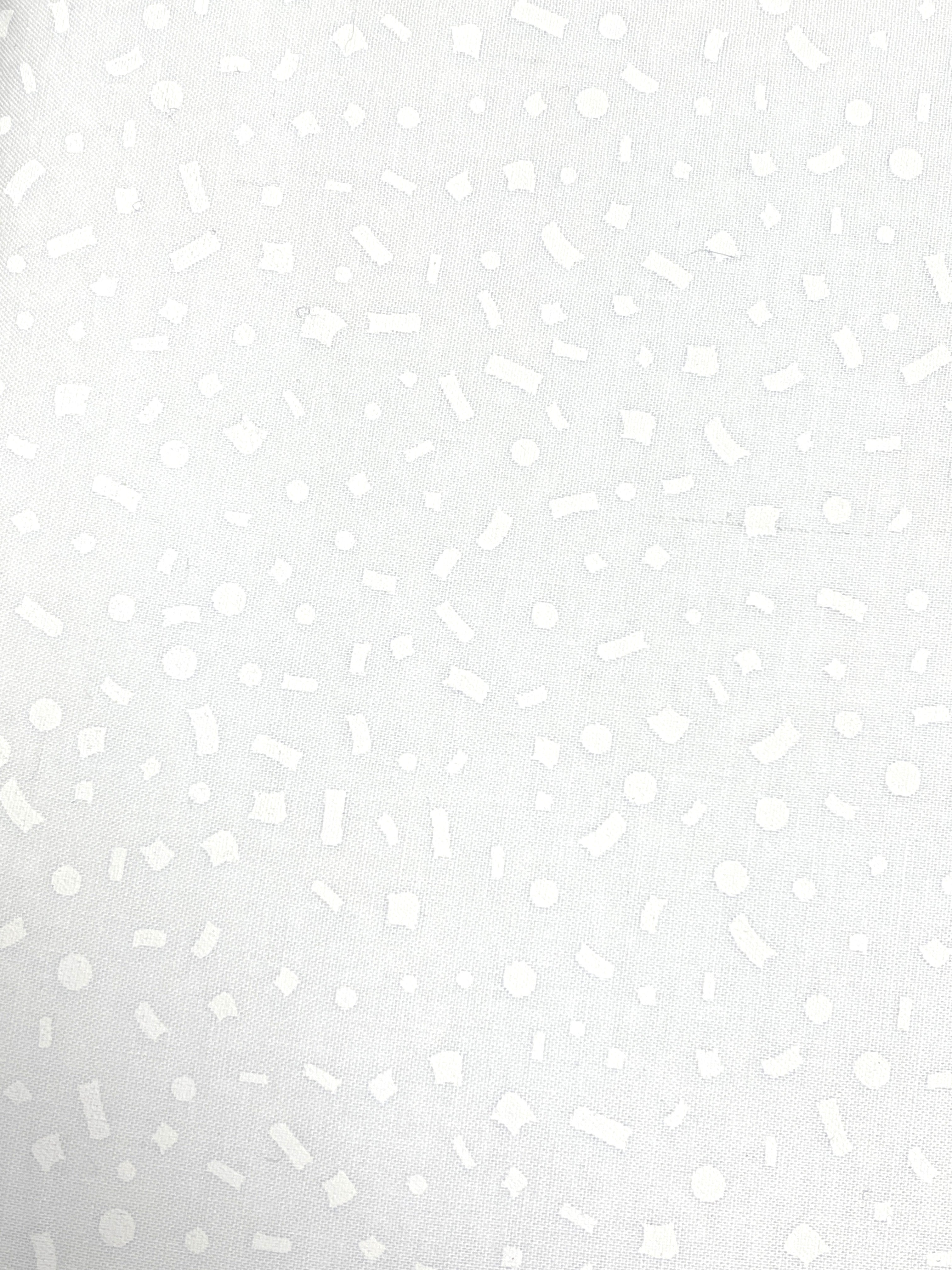 Confetti Tone On Tone White