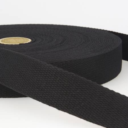 Cotton Webbing 40mm Black