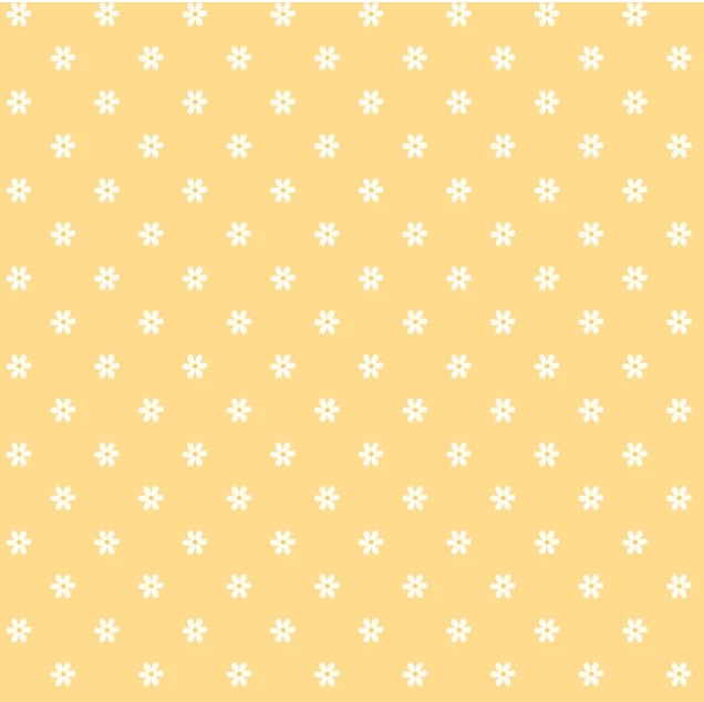 Cottontail Farm Daisy Dot Yellow