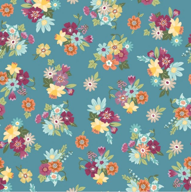 Cottontail Farm Farm Flower Bouquets Dark Teal