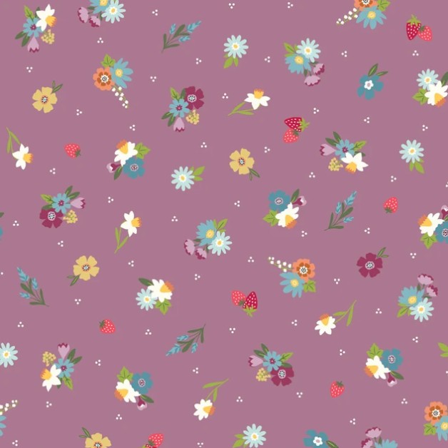 Cottontail Farm Garden Flower Toss Plum