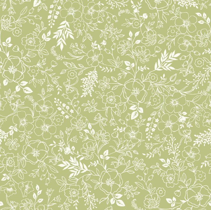 Cottontail Farm Toile Green