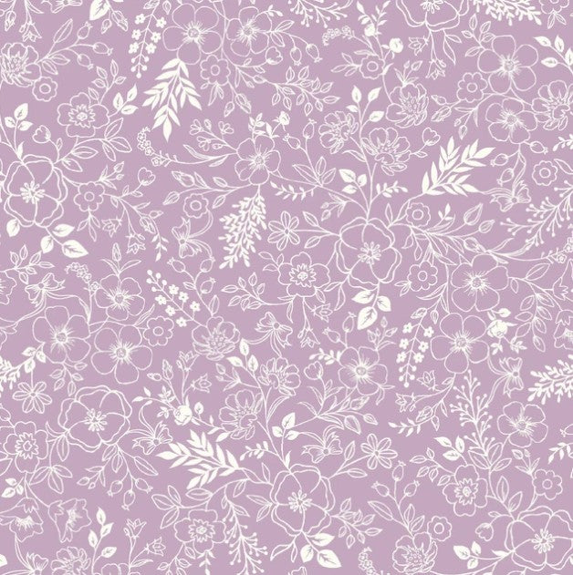 Cottontail Farm Toile Plum
