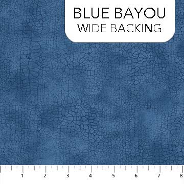 Crackle Wide Back Blue Bayou 108" WIDE