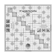 Creative Grids 10in Log Cabin Trim Tool Duo