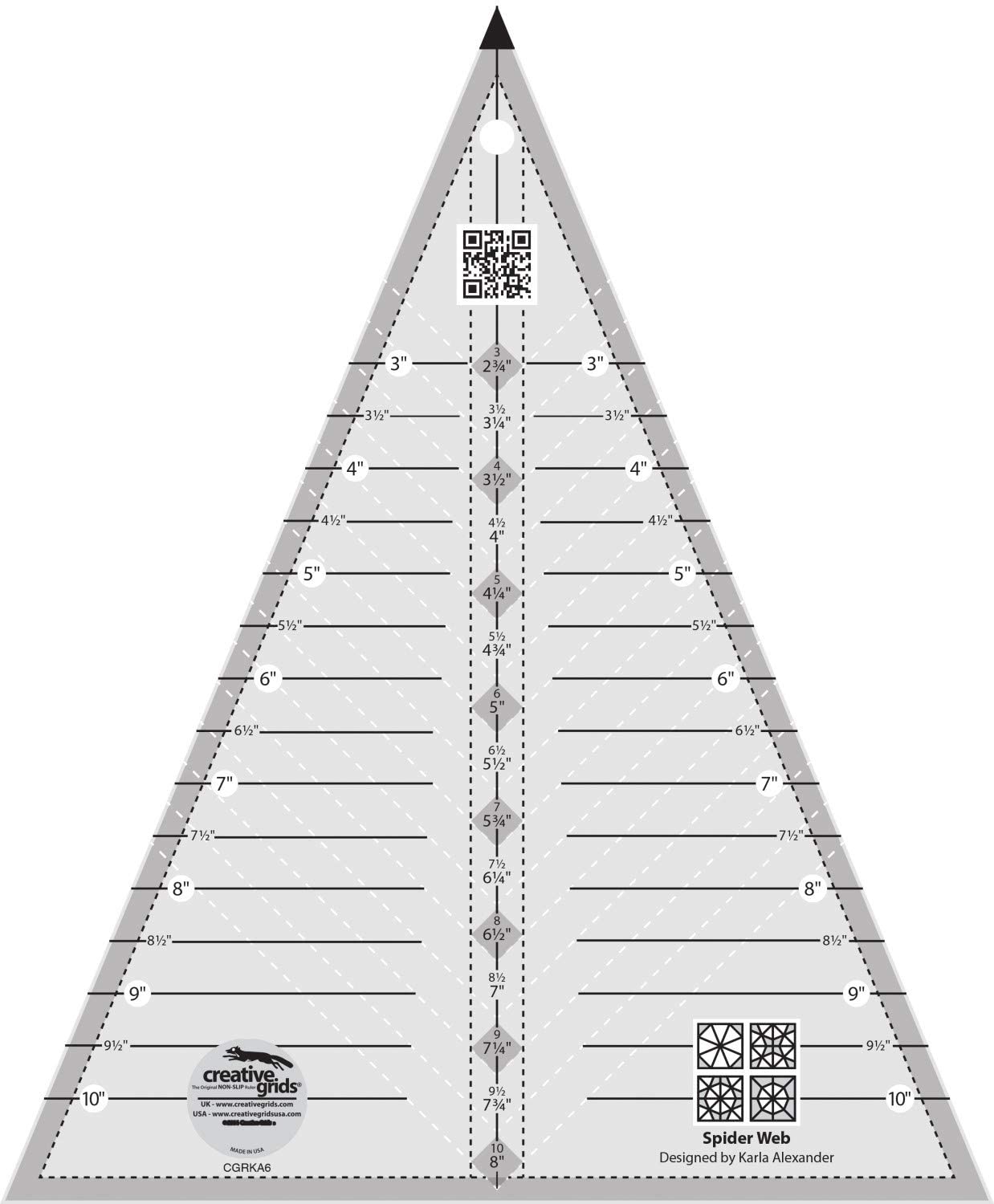 Creative Grids Ruler Spider Web