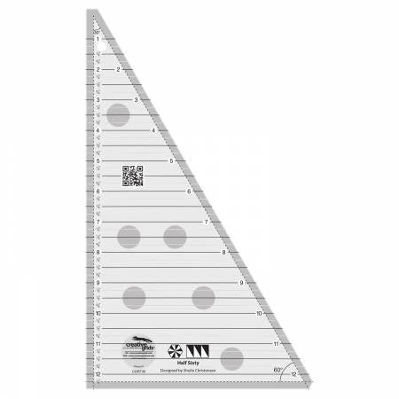 Creative Grids Ruler Half Sixty Triangle
