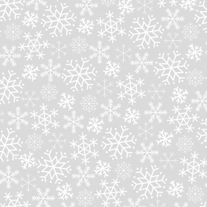 Cup of Cheer Snowflakes Gray