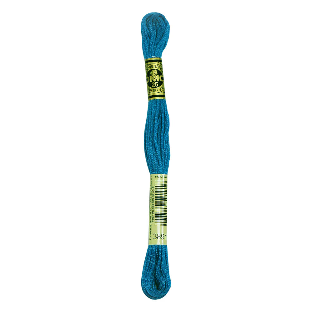 DMC  Floss Dark Electric Blue (3891)