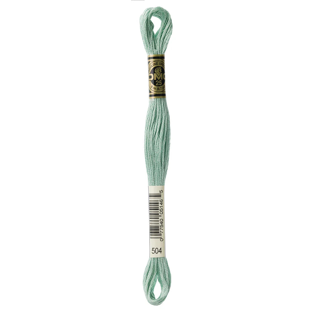 DMC  Floss Very Light Blue Green (504)