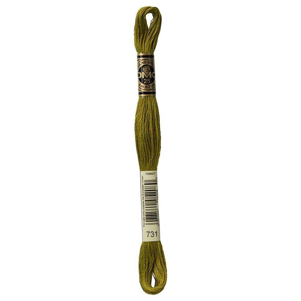 DMC  Floss Dark Olive Green (731)