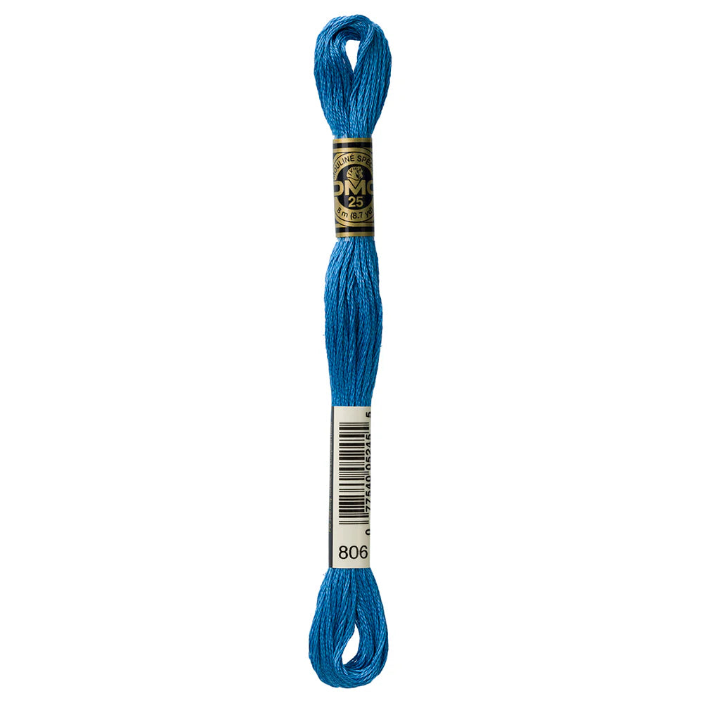 DMC  Floss Dark Peacock Blue (806)