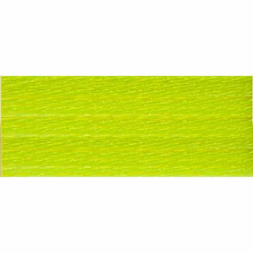 DMC #317W Light Effects Floss 8m - Neon Yellow E980