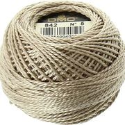 DMC Pearl Cotton - Very Light Beige Brown (842) Sz 5