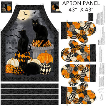 Hallow's Eve Apron & Oven Mitts DP27081-99
